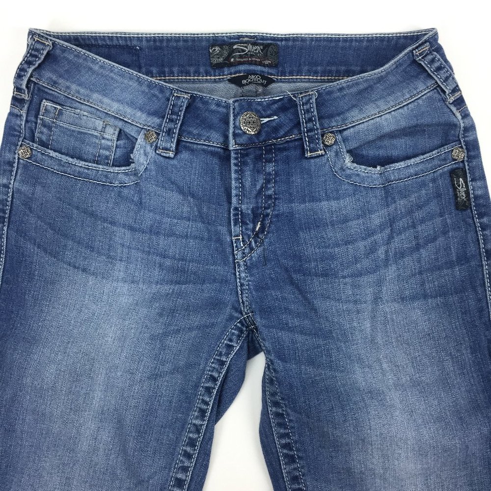 Silver AIKO Boot Cut Denim Jeans 29 waist 31 length